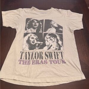 Taylor Swift The Eras Tour Cream T-Shirt